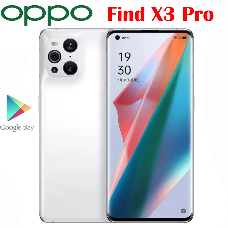 Оригинальный Официальный Новый сотовый телефон OPPO Find X3 Pro 6 7 дюйма AMOLED Snapdragon 888 65
