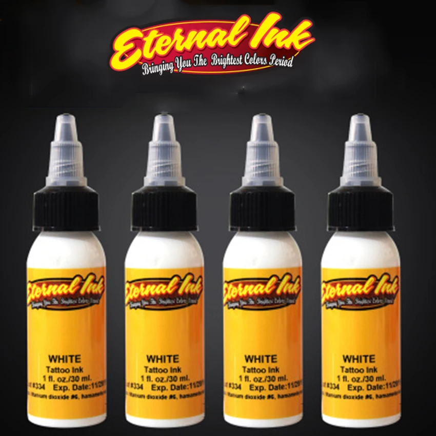 

White Tattoo Ink 30ml * 5 Permanent Makeup Micro Pigment