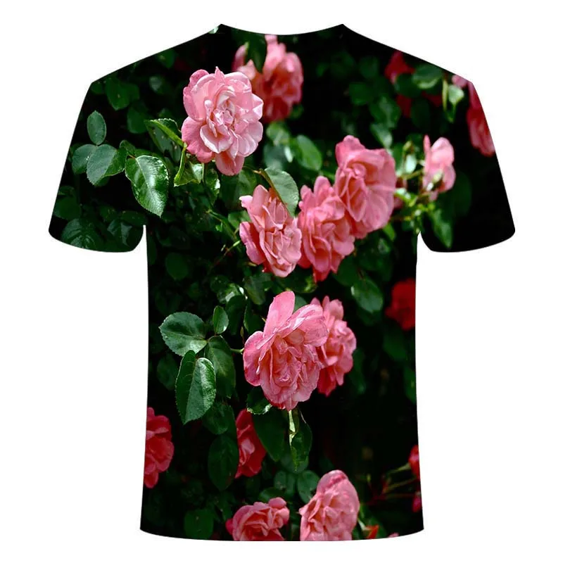 Мужская Повседневная футболка с короткими рукавами круглым вырезом и 3D принтом