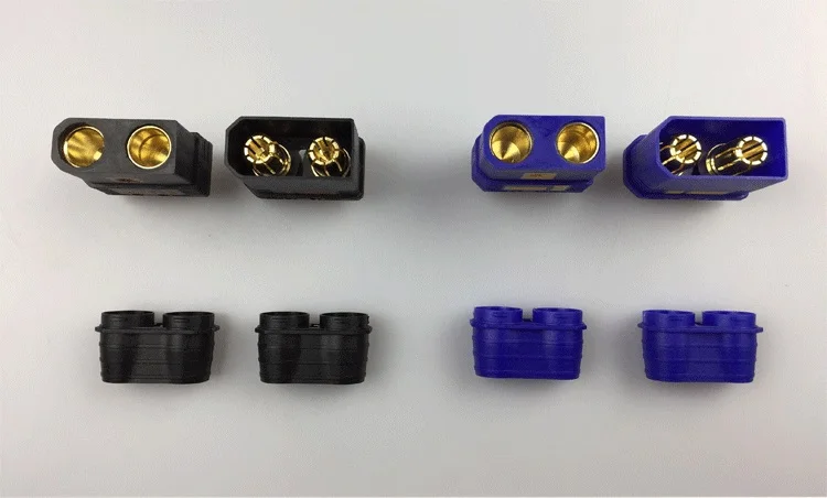 5 пар QS8-S conector de Bateria resistente Anti-Chispa dorado enchufe corriente grande para RC model coche Drone | Игрушки и хобби