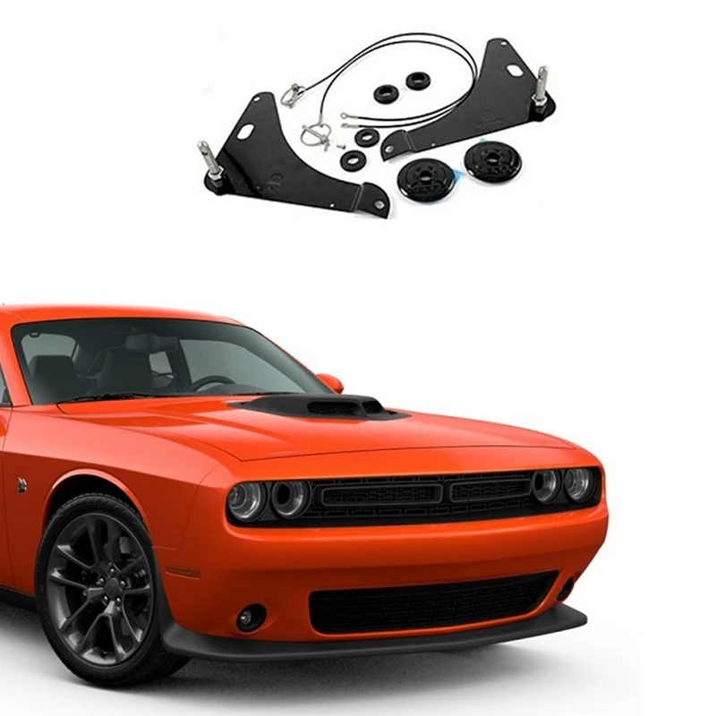 

Black Hood Pin Kits 82214260 82214260AB 82214260AC for Dodge Challenger 2008-2016