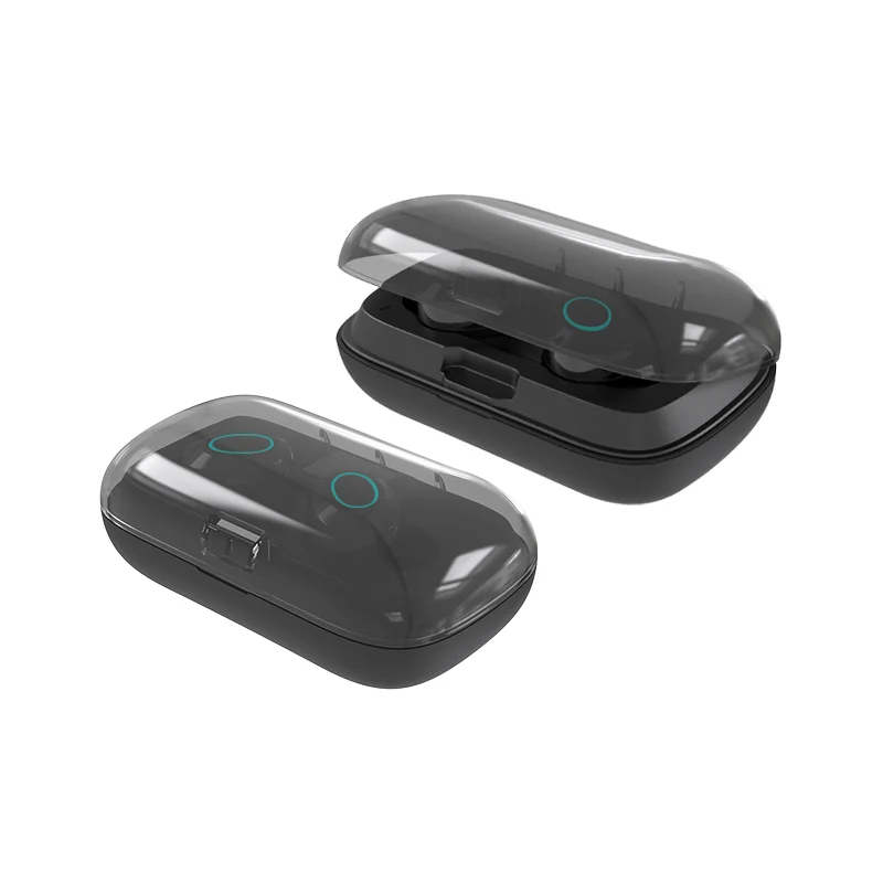 

True wireless Bluetooth headset Human physics design Portable sports mini headse power bank earphones bluetooth wireless headset