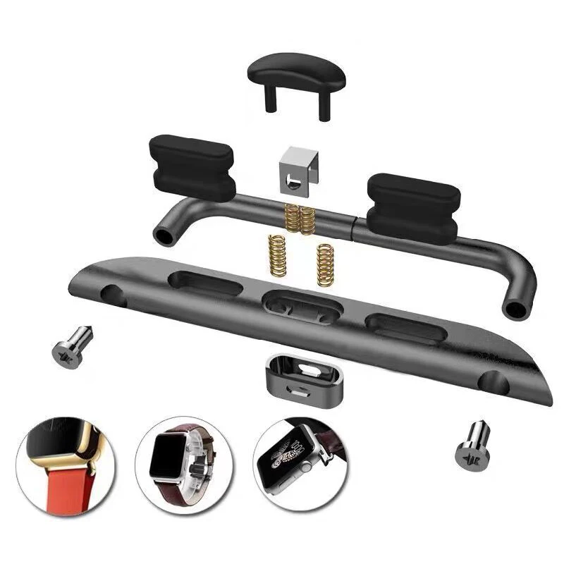 

10 Pieces Stainless Steel Adapter Band For Apple Watch Strap 40mm 44mm iWatch Band Connector 38mm 42mm Series 1 2 3 4 5 6