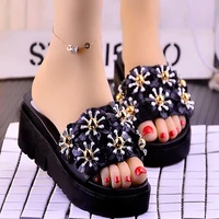 ladies slippers summer the new platform slippers home non slip shower slippers outdoor waterproof beach slippers women shoes