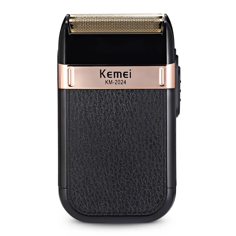 Kemei электробритва USB перезаряжаемая для мужчин с двойным лезвием