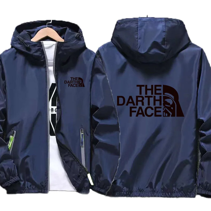 

2021 spring and summer new jacket men's street windbreaker hoodie zipper thin jacket men's casual jacket S-7XL