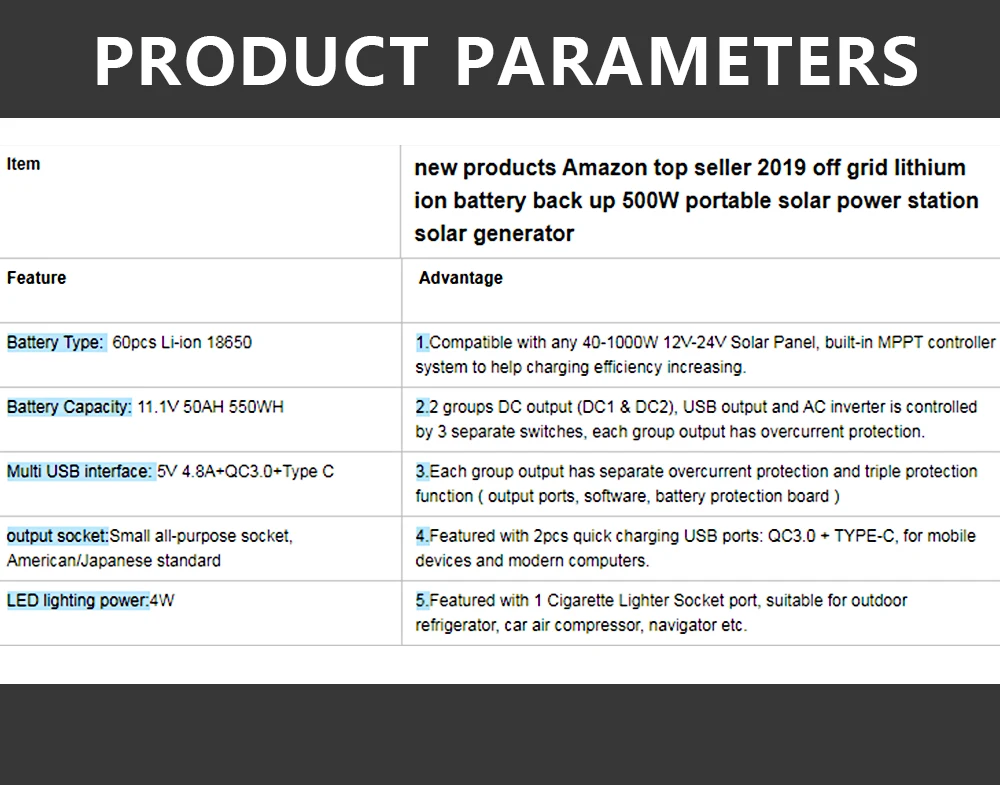 Новые товары Лидер продаж 2020 автономная литий ионная батарея резервная