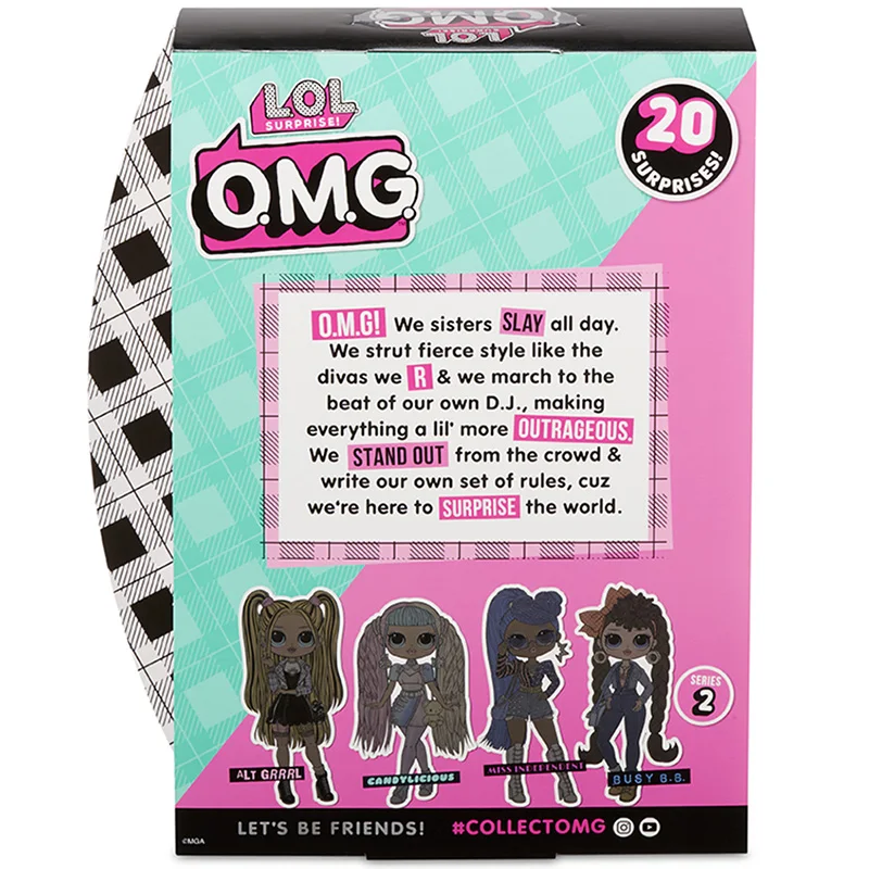 

L.O.L. SURPRISE! O.M.G. Alt Grrrl Fashion 30cm Series Cute Blind Box Collect Model Dolls New Anime Figure Preten Play Kids Toys