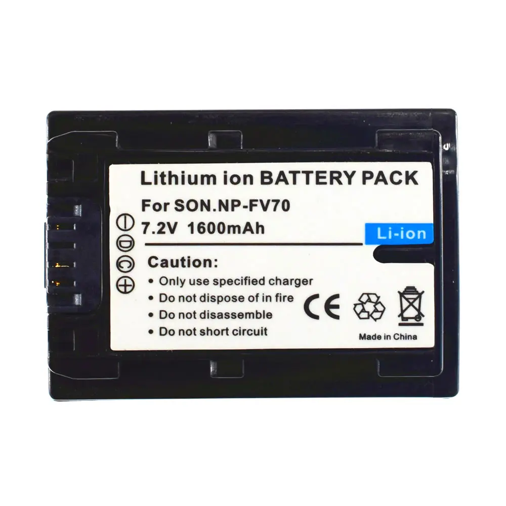 2 NP-FV70 батареи для Sony FDR-AX700 PXW-Z90V HXR-NX80 CX330 CX900 PJ340 PJ540 PJ670B PJ810 | Электроника