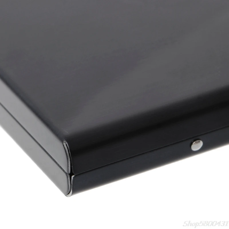 

Black Stainless Steel Keeper Business Name Credit ID Card Pocket Case Box Holder O21 20 Dropshipping