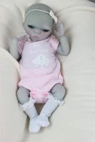 free cloth body 15inch reborn baby doll kit lmani lifelike reborn doll baby kit parts