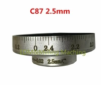 1pcs high quality bridgport milling machine bench dial component c87 2 5mm cnc vertical mill tool durable