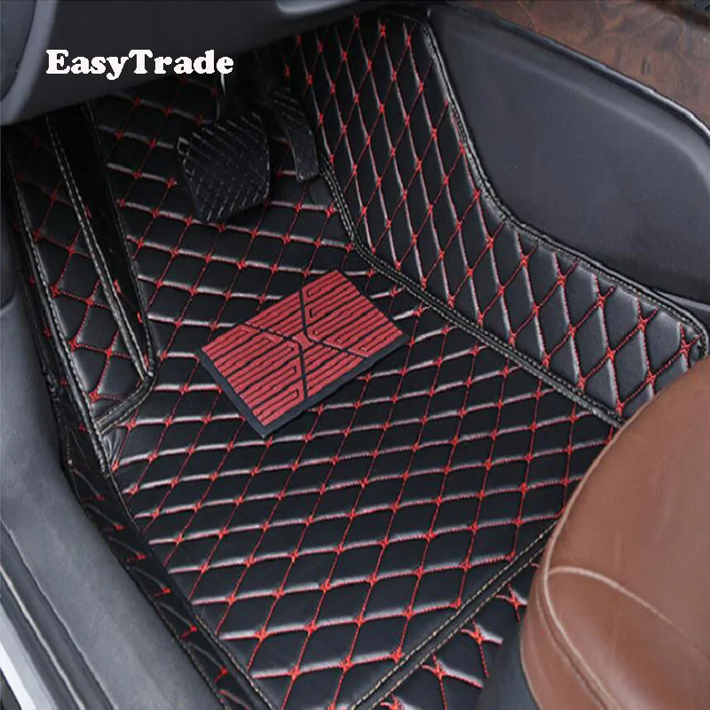 Кожаные автомобильные коврики из микрофибры для ног мастер сидений вождения 1 шт.