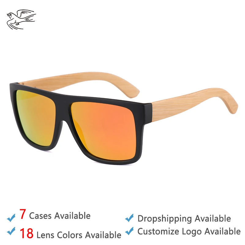 Мужские очки из натурального дерева солнцезащитные для бега мужчин с защитой от