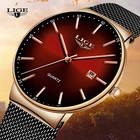 Часы наручные LIGE женские кварцевые, брендовые Роскошные спортивные, для влюбленных, для девушек и друзей, 2020