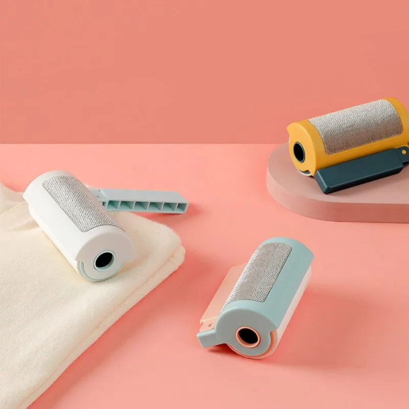 

Pet Cleaning Roller Electrostatic Brush Sticking Device Roll Paper Pet Fur Lint Remover Cleaning Household Clothes Suction Brush