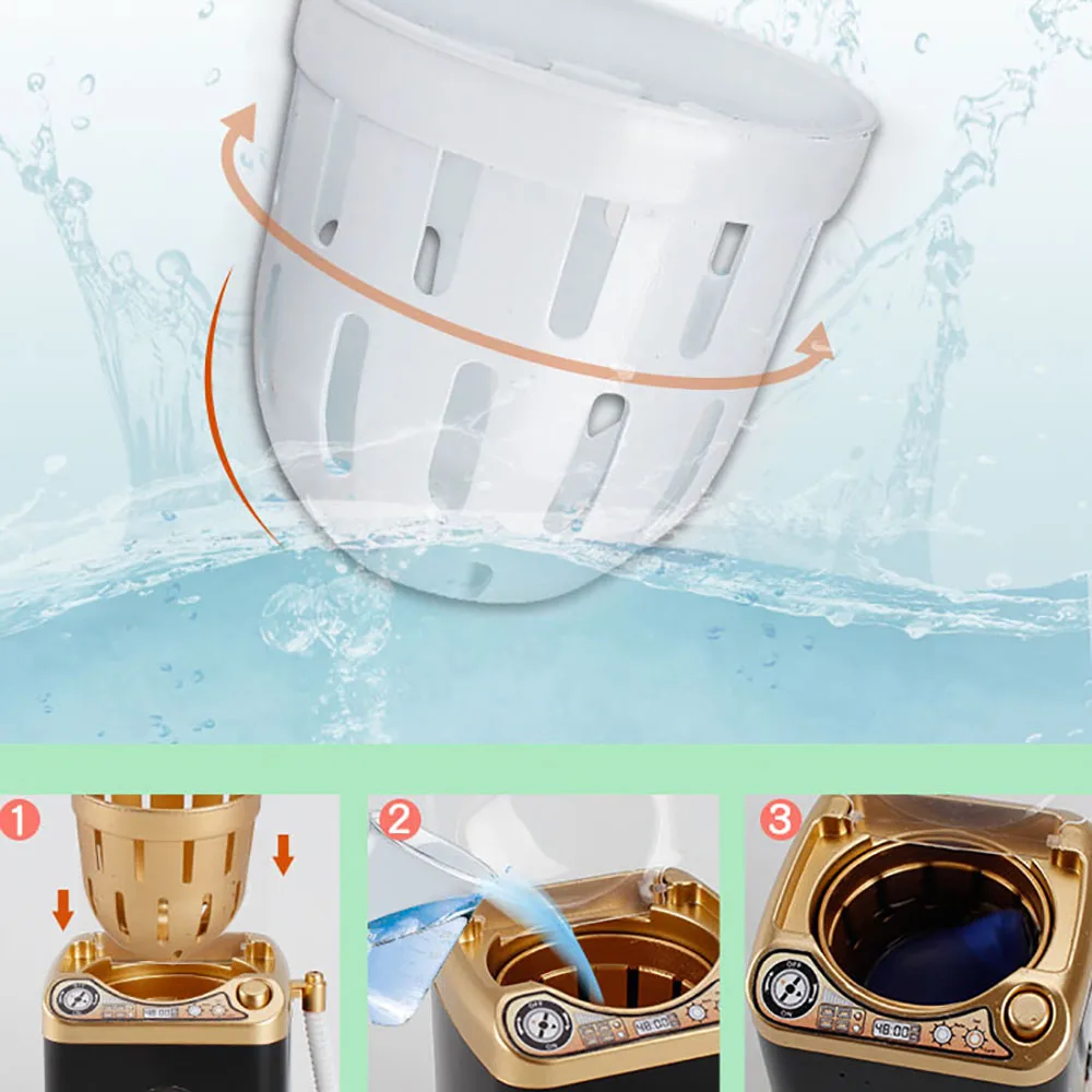 1 шт. миниатюрная модная электрическая стиральная машина кисти для макияжа