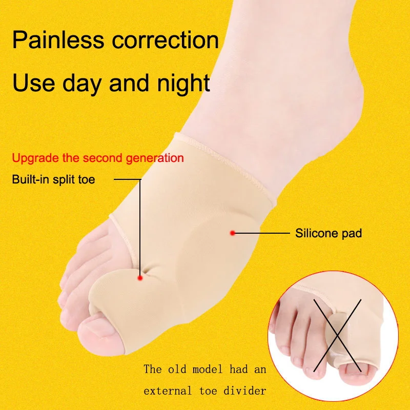 1 пара исправляющий искривление большого пальца в дневное и ночное время Ортез с