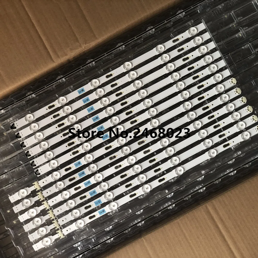 Два кольца в одном 12 шт./набор светодиодный Подсветка полосы для Samsung UE50JU6400 UN50JU6500