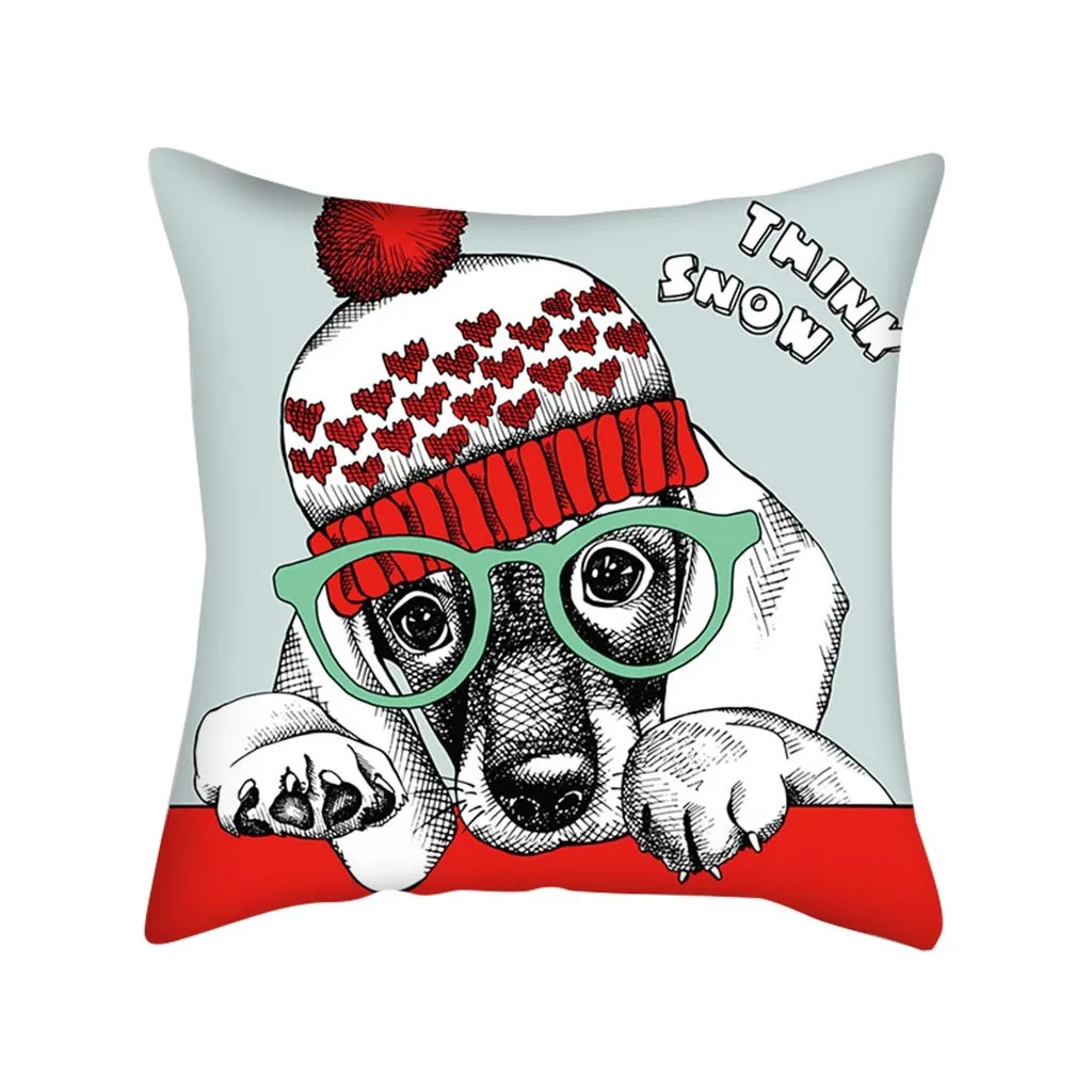 Наволочка чехол Санта Клаус принт старика диван-кровать наволочка для домашнего