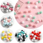 2,3 м DIY висячая веревочная шерстяной фетр шары ручной работы для детской комнаты настенный Декор Рождественская гирлянда Pom вечерние Декор товары для шитья и рукоделия