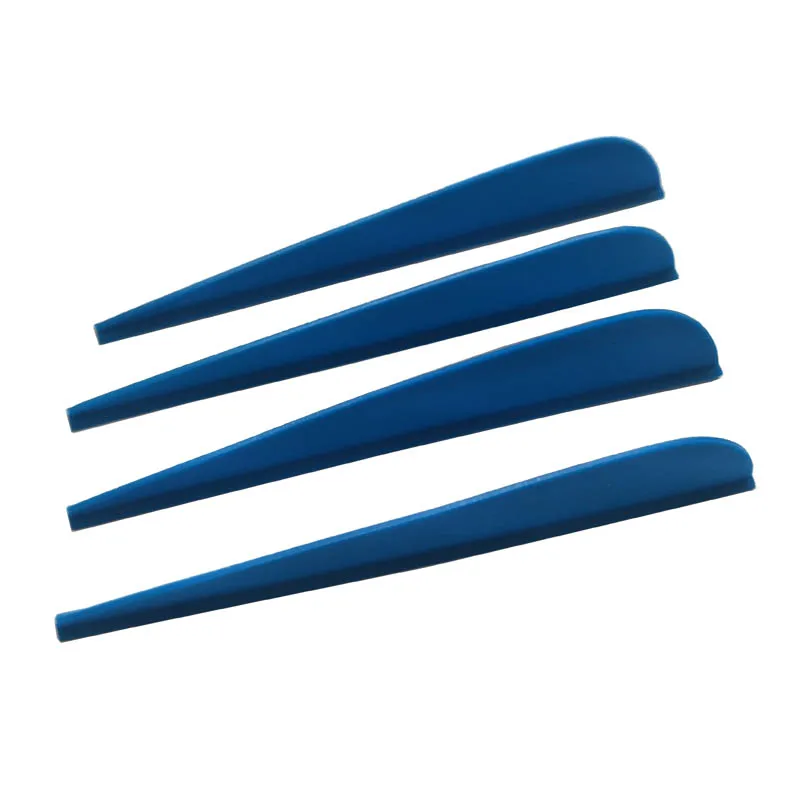 

Sharrow 100Pcs Archery Feather Sharrow 3 inch Rubber Feather Water Drop Shape Feather Hunting Arrow Accessory For Carbon Arrow
