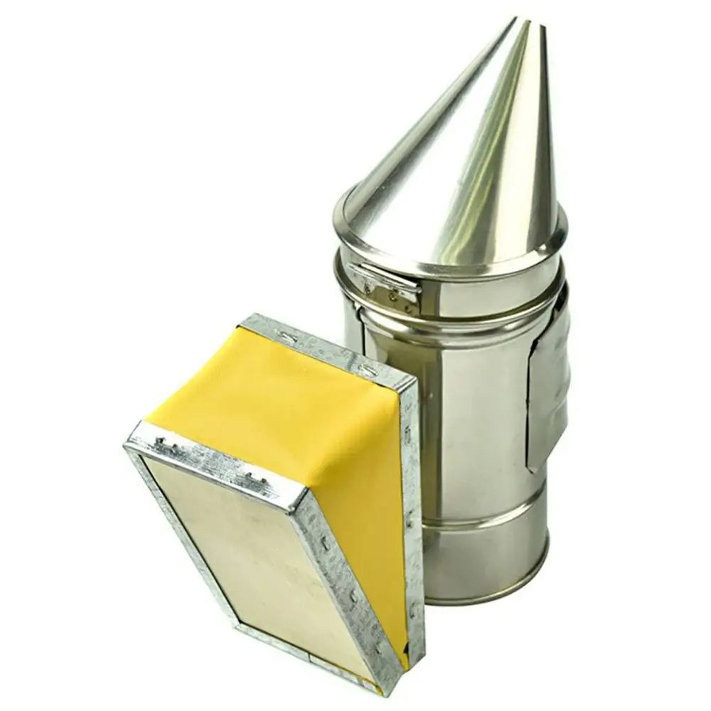 

Beekeeping Smoker Stainless Steel Sprayer Manual Bee Smoke Transmitter Beekeeping Sprayer with Heat Insulation Beekeeping Tool