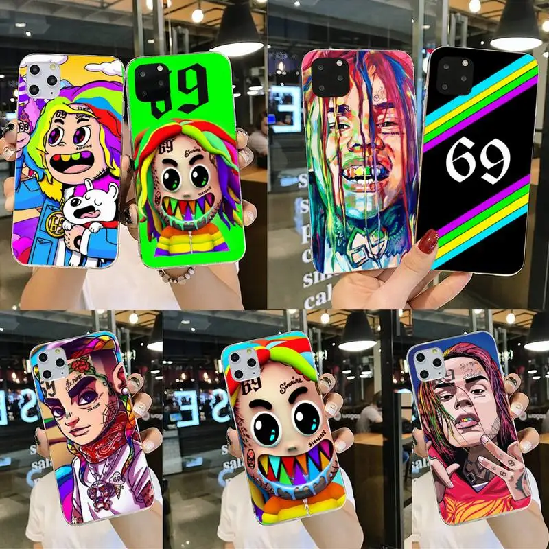 Tekashi 6ix9ine SixNine 69 чехол для телефона iPhone 11 pro XS MAX 8 7 6 6S Plus X 5S SE 2020 XR чехол|Бамперы| |