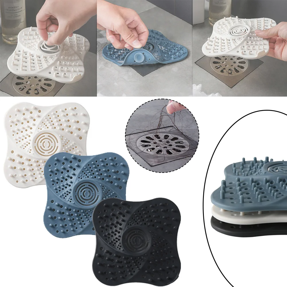 

Bathroom Drain Hair Strainer Anti-blocking Floor Drain Cover Floor Drain Cover Plug water filter Strainer Bathroom Accessories