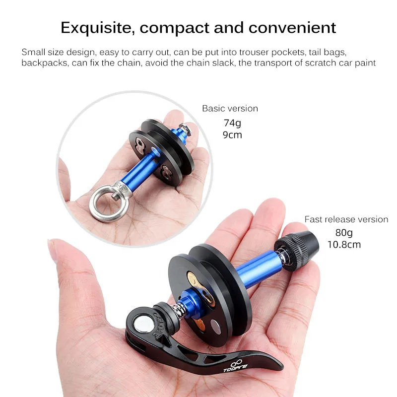 

Bicycle Cycling Chain Fixer Holder Roller for Bike Dummy Hub Tensioner Tool Cycling Chain Fixer Holder Roller Chain Fixer Holder