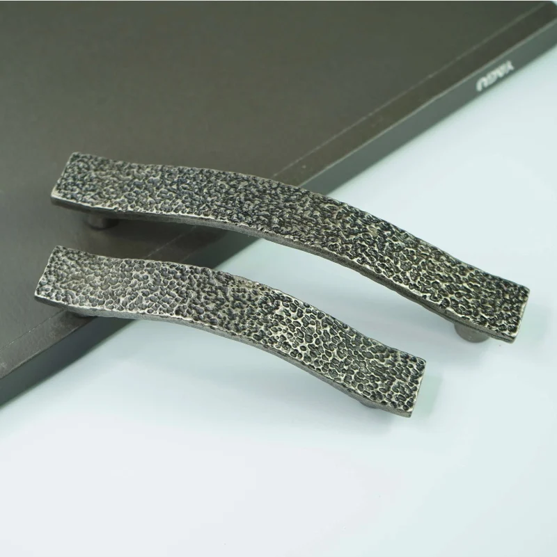 Винтажные ручки для мебели ручка кухонного шкафа Ретро черная ящика мебельная