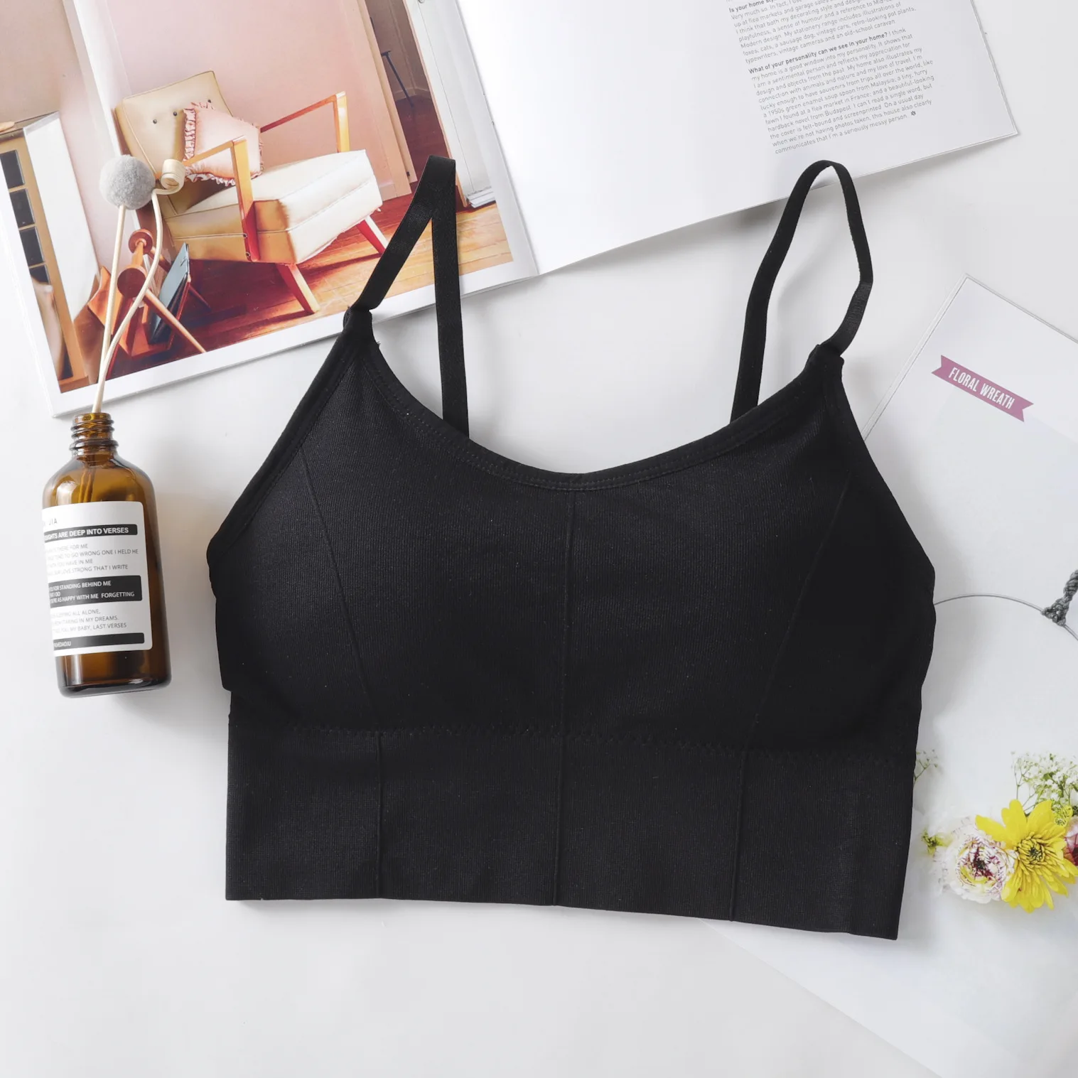 

Sports Bra Wire Free Brassieres Women's Underwear Sexy Intimates Womens Lingerie Underwear Yoga Push Up U-shaped Back FitnessTop