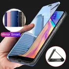 Чехол для Samsung Galaxy S21 S20 S10 S9 Plus FE зеркальный умный чехол из искусственной кожи с откидной крышкой для Samsung Galaxy Note 20 S20 Ultra A52