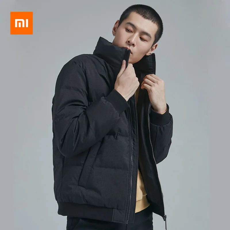 Новейший Xiaomi 90fen мужской повседневный пуховик с воротником 90% белый пуховик 4 класса водоотталкивающий теплый пуховик зимняя куртка