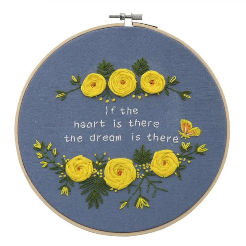 Наборы для вышивки с цветочным узором ручной работы наборы крестиком рукоделия