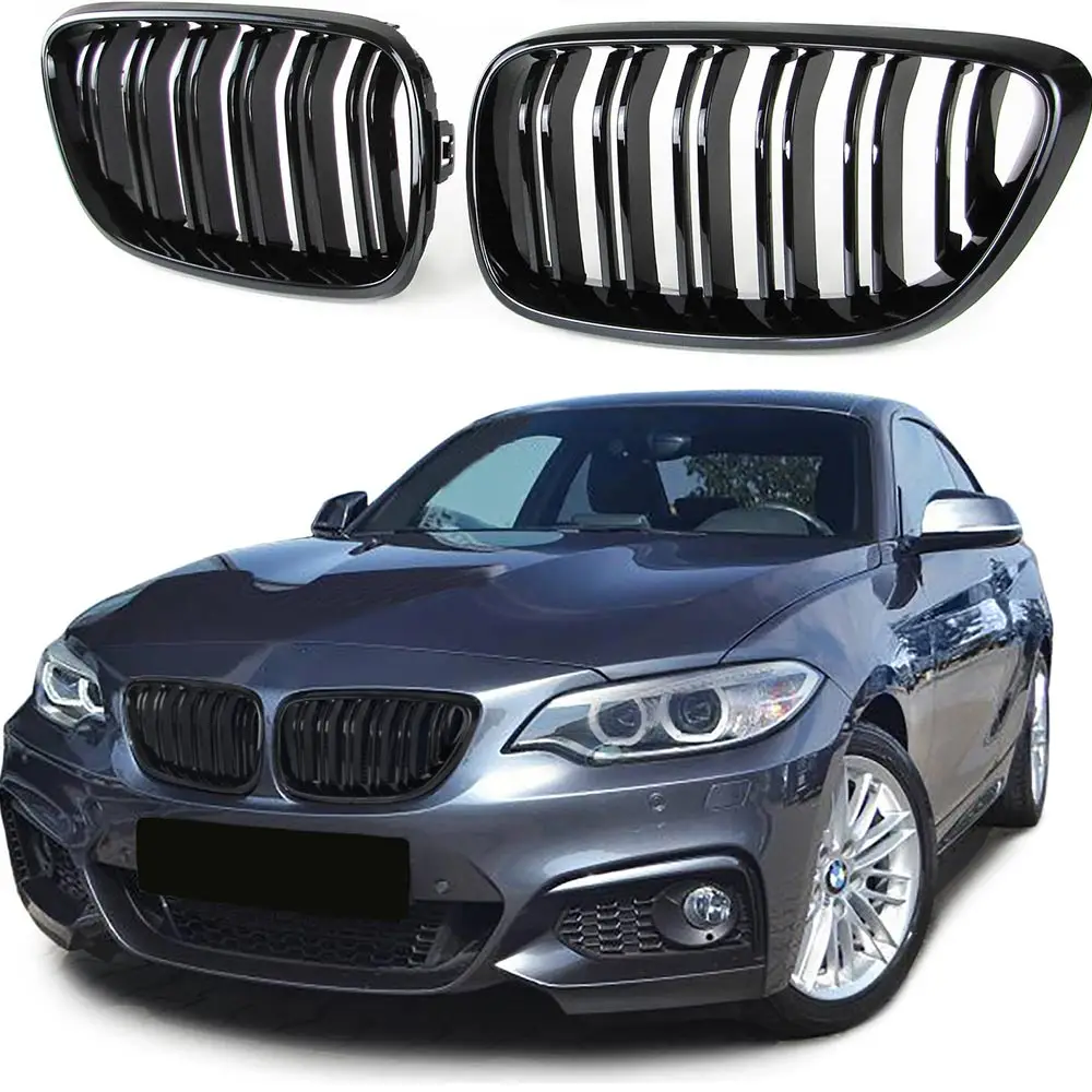 1 пара передняя решетка для радиатора BMW 2014 2018 F11 F23|Номерной знак| |