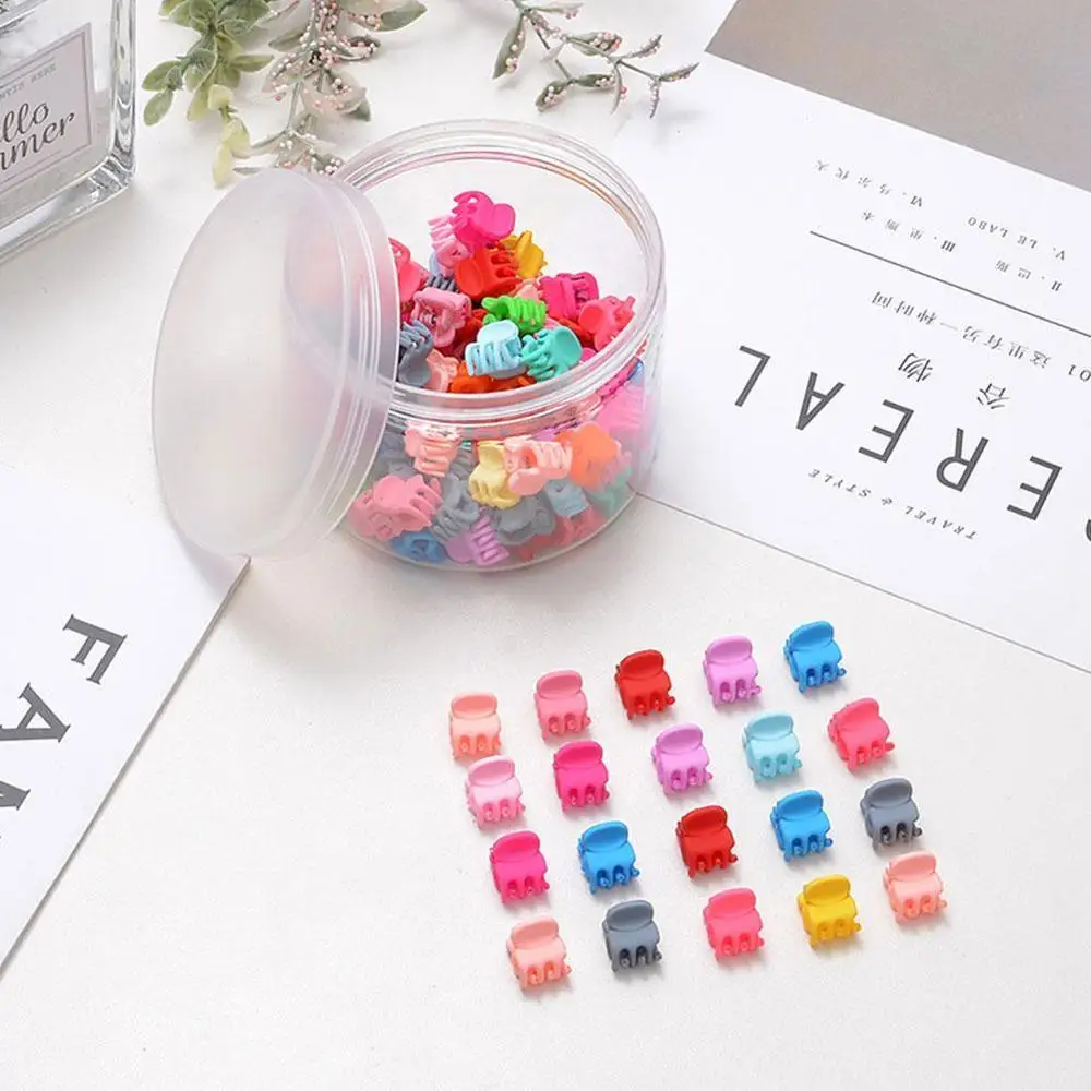 12 шт./компл. высококачественные пластиковые заколки для волос мини зажимы модные