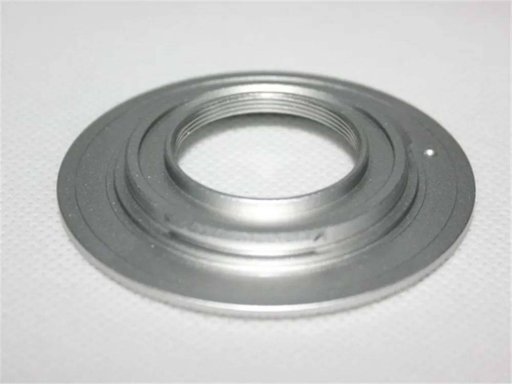 Совершенно новый COMLYO 25 мм F1.4 C Mount CCTV Camera Lens Adapter - to Micro 4/3 adapter (серебристый) + macro ring |