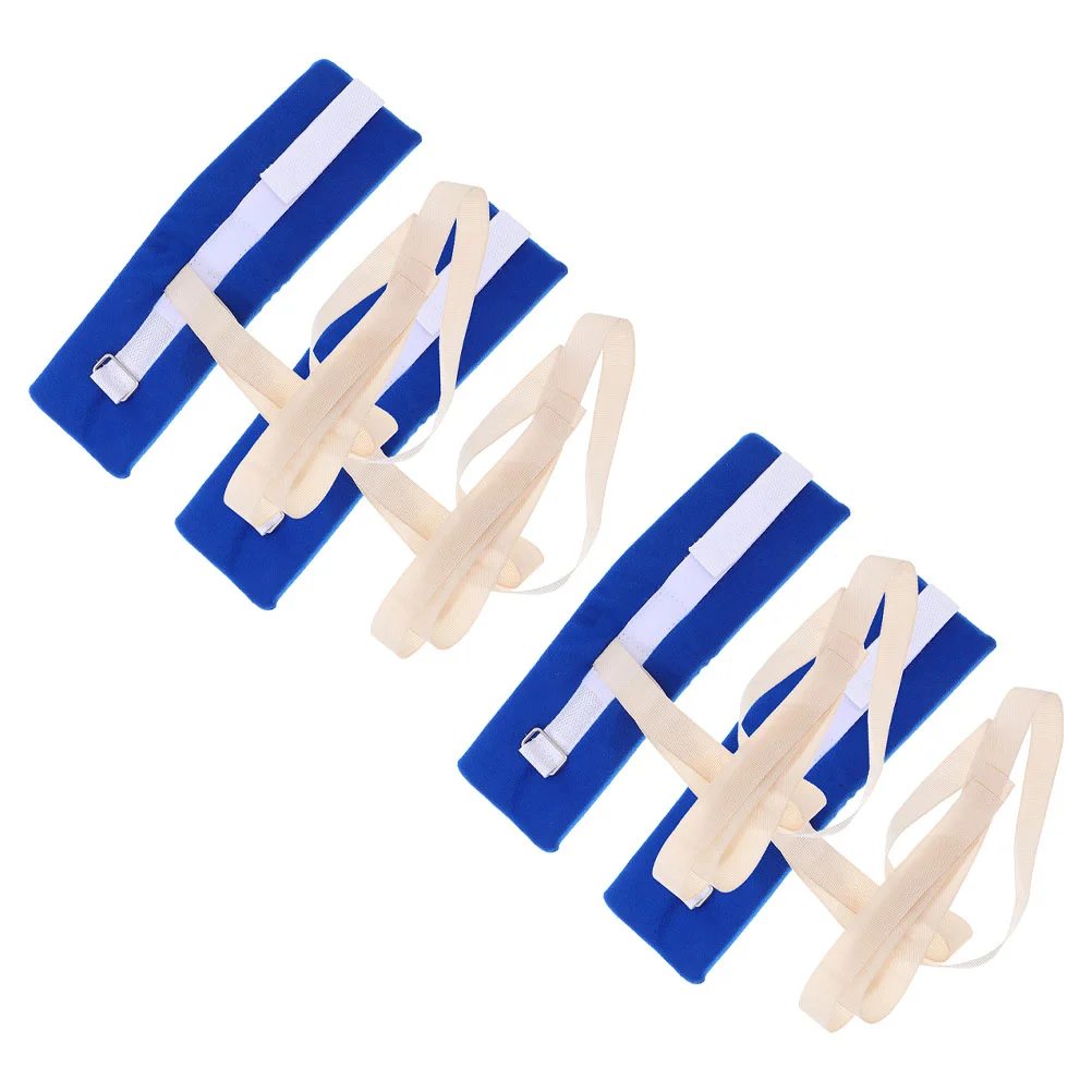 

4 шт., ремни для фиксации кровати для пожилых людей (синие)