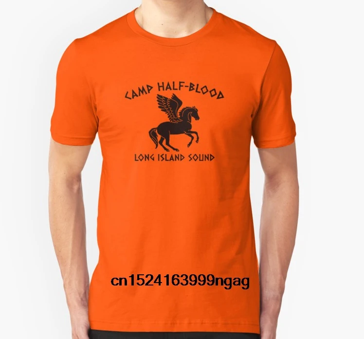 Модная крутая Мужская футболка женская забавная camp half blood long Айленд