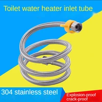 2 pcs 304 stainless steel wire braided tap heater shower hose water tubing plumbing bath bathroom accessories