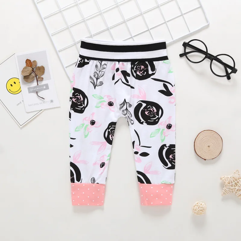4PCS Sets Newborn Baby Girl Clothes Jumpsuit Romper+Rose Pants+Hat +Headband Infant Outfit | Детская одежда и обувь