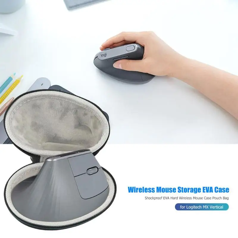 Ударопрочный жесткий чехол из ЭВА для беспроводной мыши дорожный Портативный