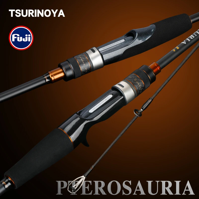 TSURINOYA для рыбалки стержень PTEROSAURIA м мл L X-CROSS углерода FUJI аксессуары спиннинг литья