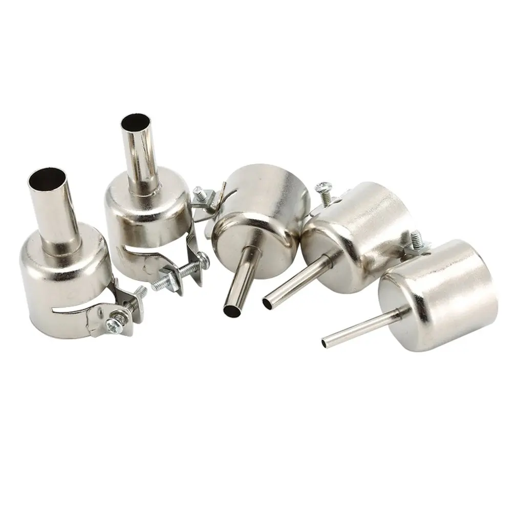 5 шт. Тепловая пушка сопла воздушная комплект для пайки горячего воздуха