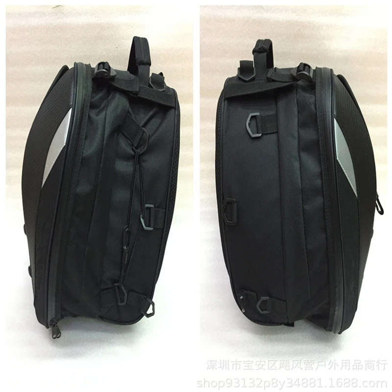 Многофункциональная сумка на заднее сиденье мотоцикла вместительный