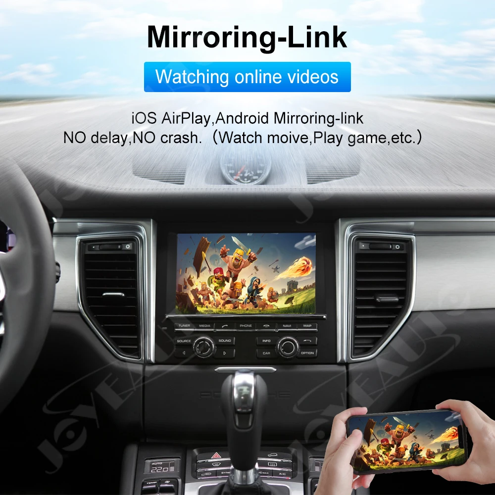 구매 JOYEAUTO-무선 애플 카플레이 모듈, 안드로이드 오토 2010-2016, 포르쉐 마칸 PCM3.1, 카 플레이 스테레오 멀티미디어 DVD 플레이어 박스