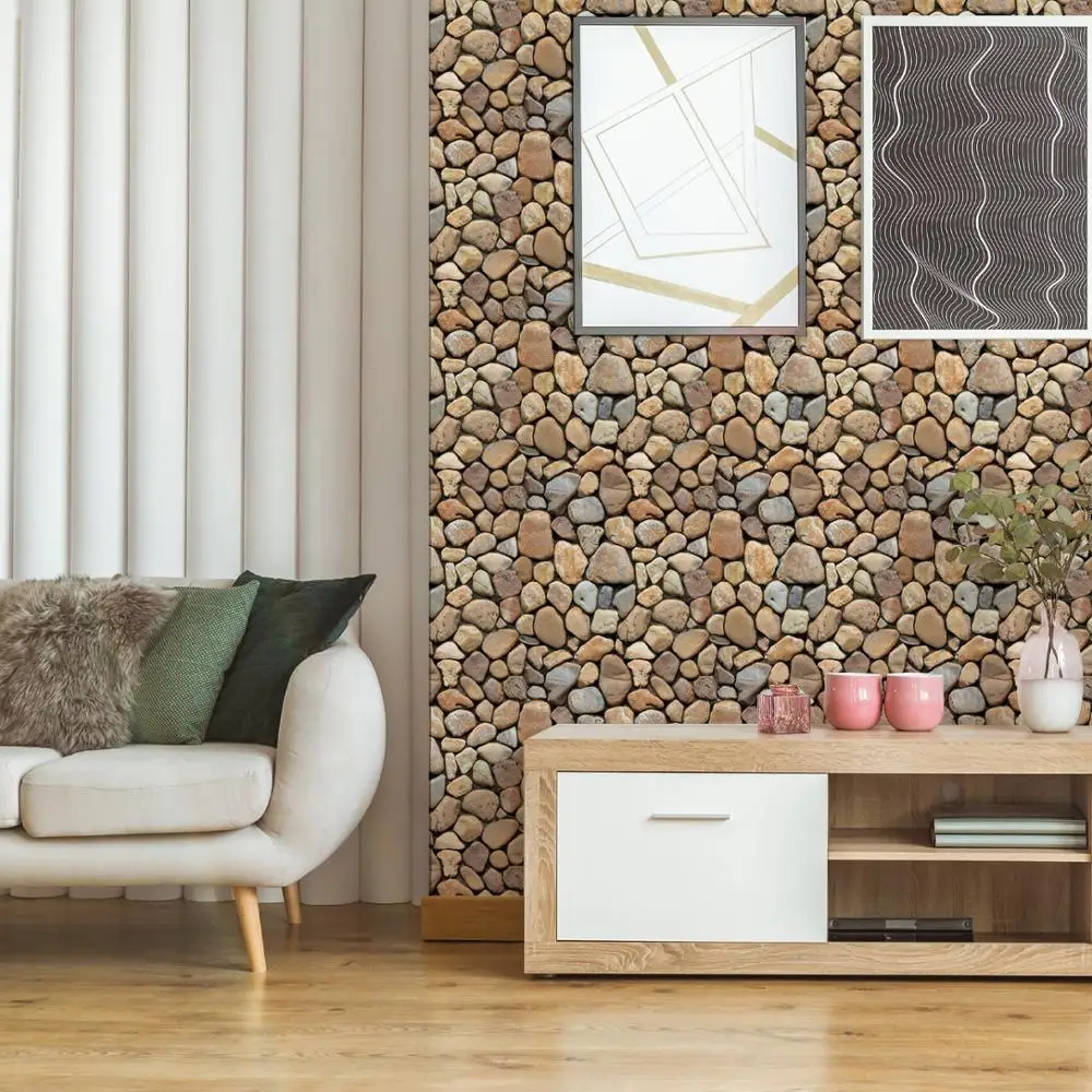 

Creative Brick Pattern Self-adhesive 3D Wallpaper Kindergarten PVC Wall Stickers TV Background Living Room Sticker Home Deco