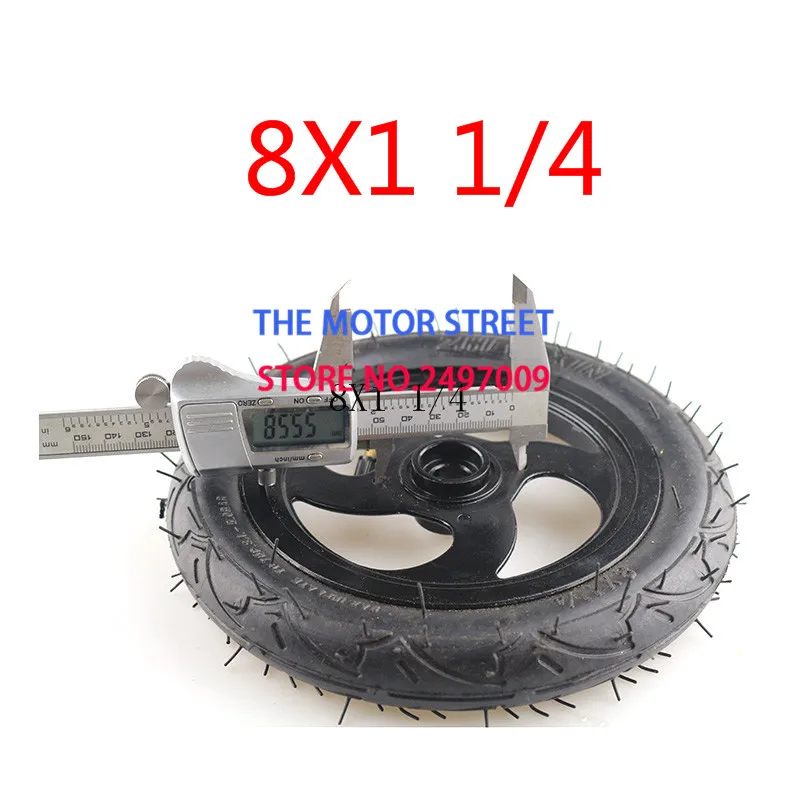 Колесо 8X1 1/4 с ободами для многих газовых электрических скутеров и