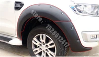 car styling for ford everest 2015 2020 matte black wheel eyebrow round arc fender mud flaps mudguards splash guards